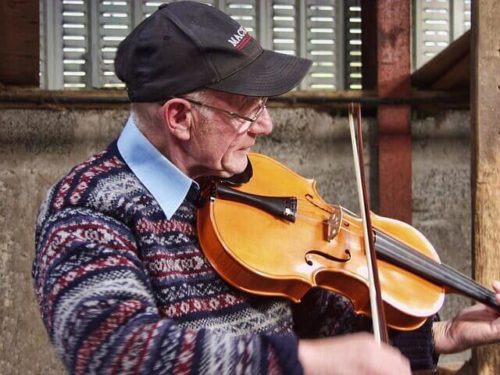 If you're as fit as a fiddle, you're in perfect health, active and energetic. it's often used when talking about the health of older adults.