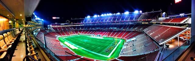 A venue is a place where a gathering of people takes place, such as a hotel conference room or a sports stadium.