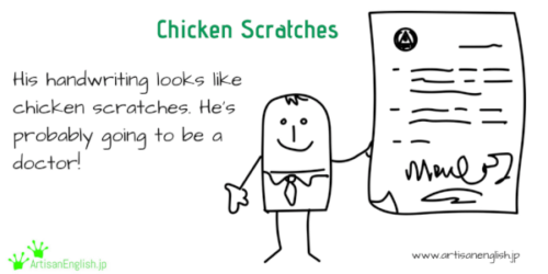 Chicken scratches