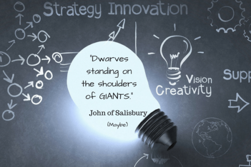 Dwarves standing on the shoulders of giants