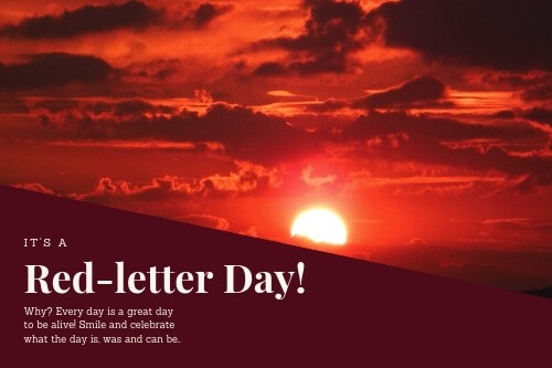(Photo: |Text: David/ArtisanEnglish.jp) Think about the best day of your life; the day that you will always remember and that is a red-letter day.