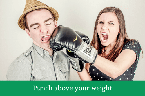 Punch Above Your Weight の意味 使い方 Artisanenglish Jp 英会話