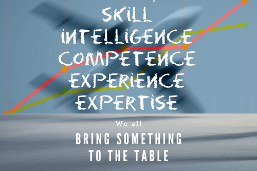 Bring (something) to the table