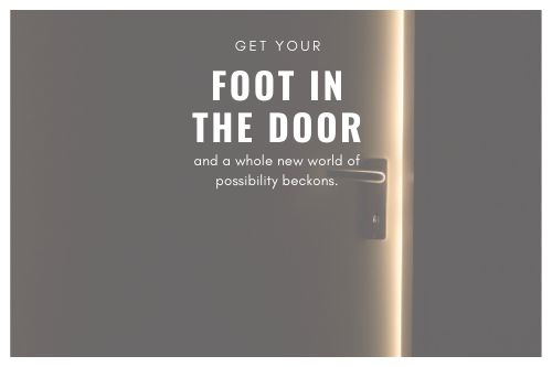 Foot in the door