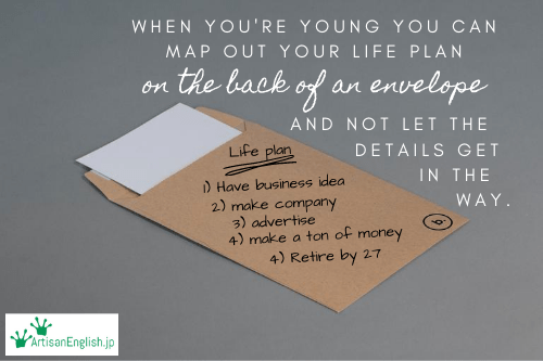 On the back of an envelope