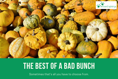 The best of a bad bunch