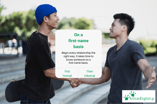 On a first-name basis