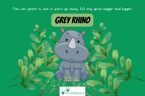 Grey rhino