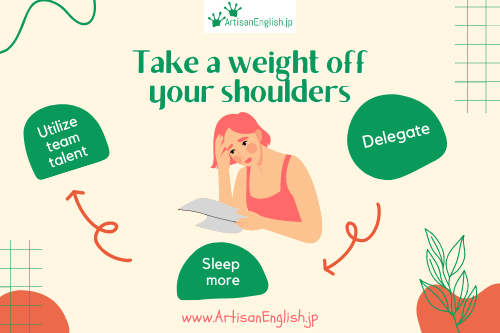 A weight off your shoulders