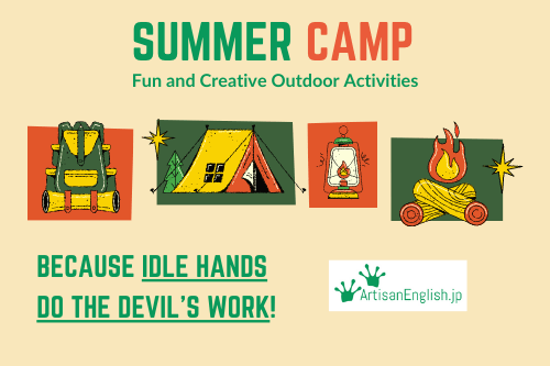 Idle hands do the devil’s work