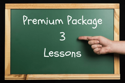 Premium Package: Three Lessons