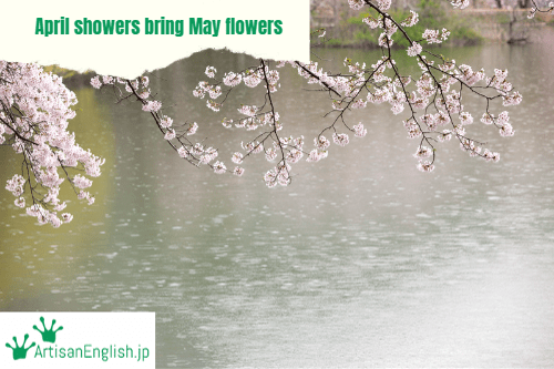 Monday, 2023-4-3, Saying: April showers bring May flowers