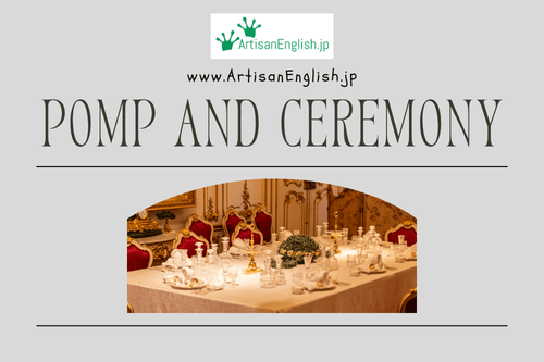 A table set for a royal banquet.