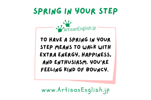 Spring in your step 